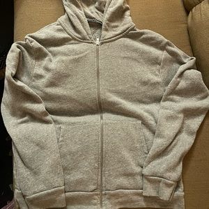 Brandy Melville hoodie, gray, zip up